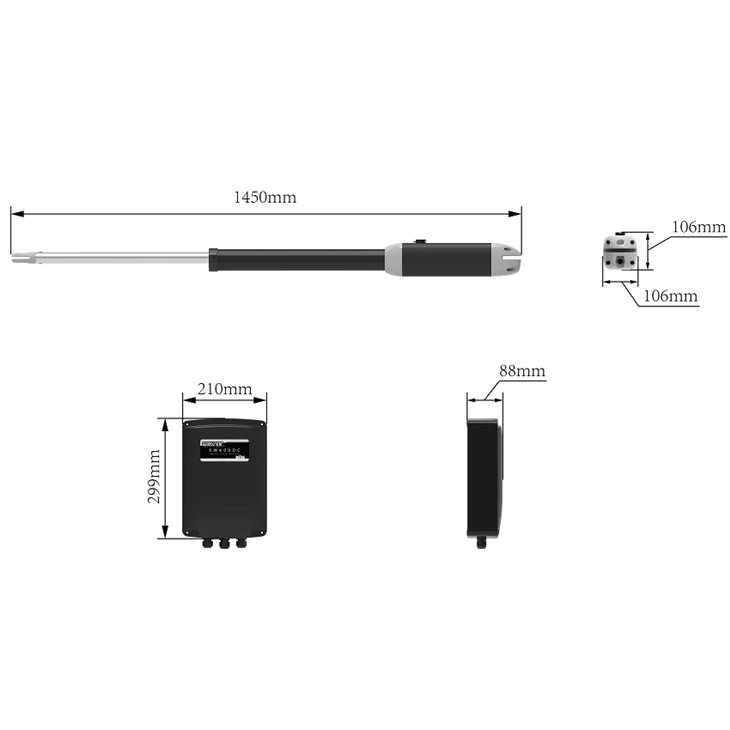 heavy duty dual gate operator